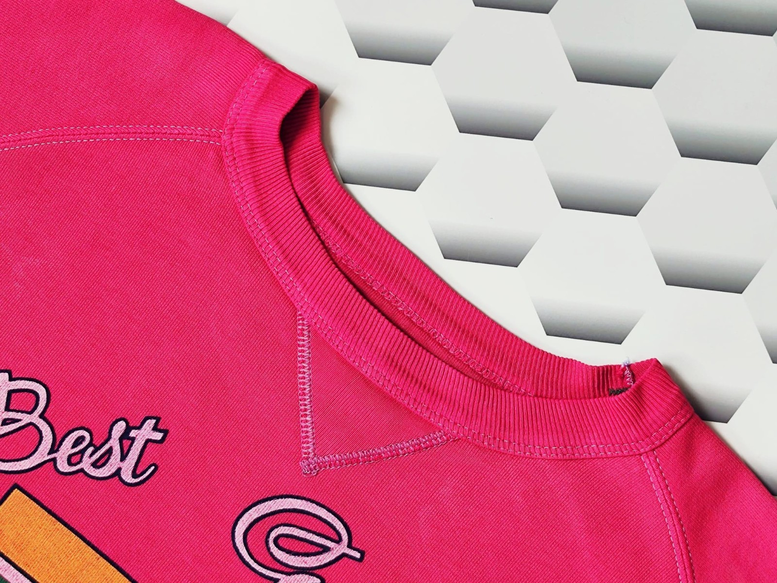 Best Company Italia Vintage 80s Sweatshirt Hot Pink Medium Rare 80s Dressers VGC image 7