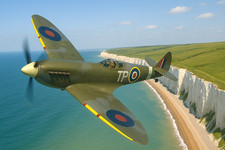 DIY Paint by Numbers for Adults, Iconic Spitfire Canvas Acrylic Painting