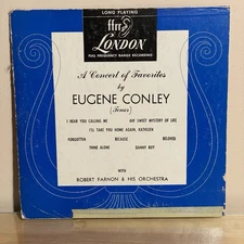 Eugene Conley w/ Robert Farnon 10” Vinyl LP Import LLP 13 G