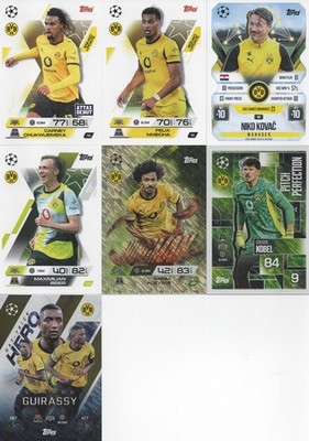 Match Attax EXTRA 25/26  Champions League  7x Borussia Dortmund