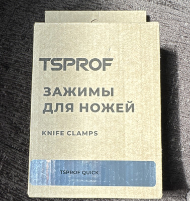 TSPROF Quick Knife Clamps Metal Silver/Red 2-Pack TS-PT240061R AND T2 Axicube 