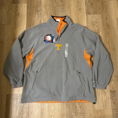 NWT Pro Player Tennessee Volunteers Vols Reversible 1/4 Zip Pullover Jacket L