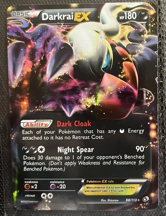Pokemon TCG Darkrai EX 88/113 Legendary Treasures Holo