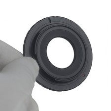 Black C-Mount to Sony E-Mount Adapter Manual Focus Ring for NEX-7 NEX-5