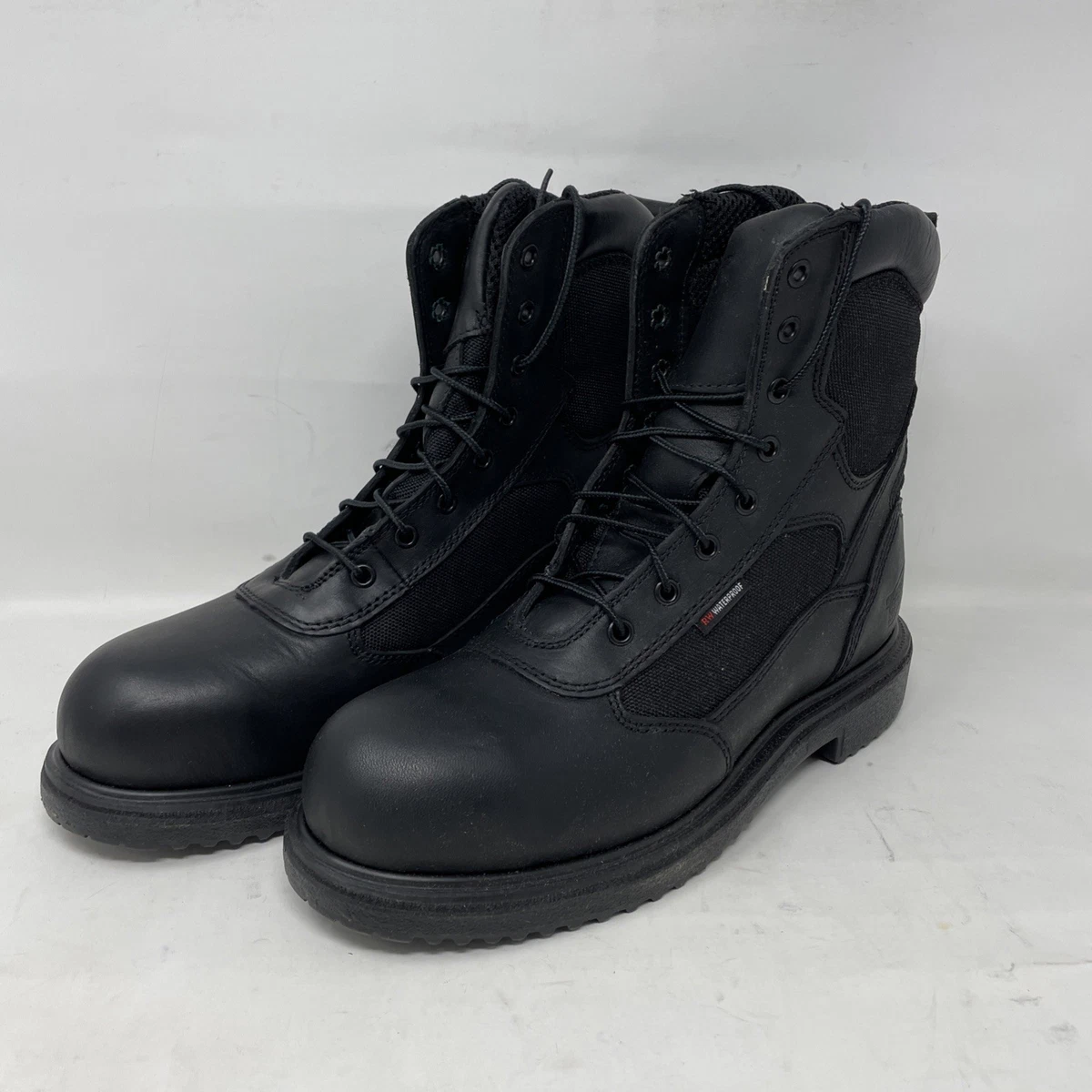 Red Wing Black Leather Oxford 8636 Safety Work Shoe Electrical Hazard Men\'s 8 Red Wing Shoes Electrical Hazard (EH) Industrial Work Boots  main image 3