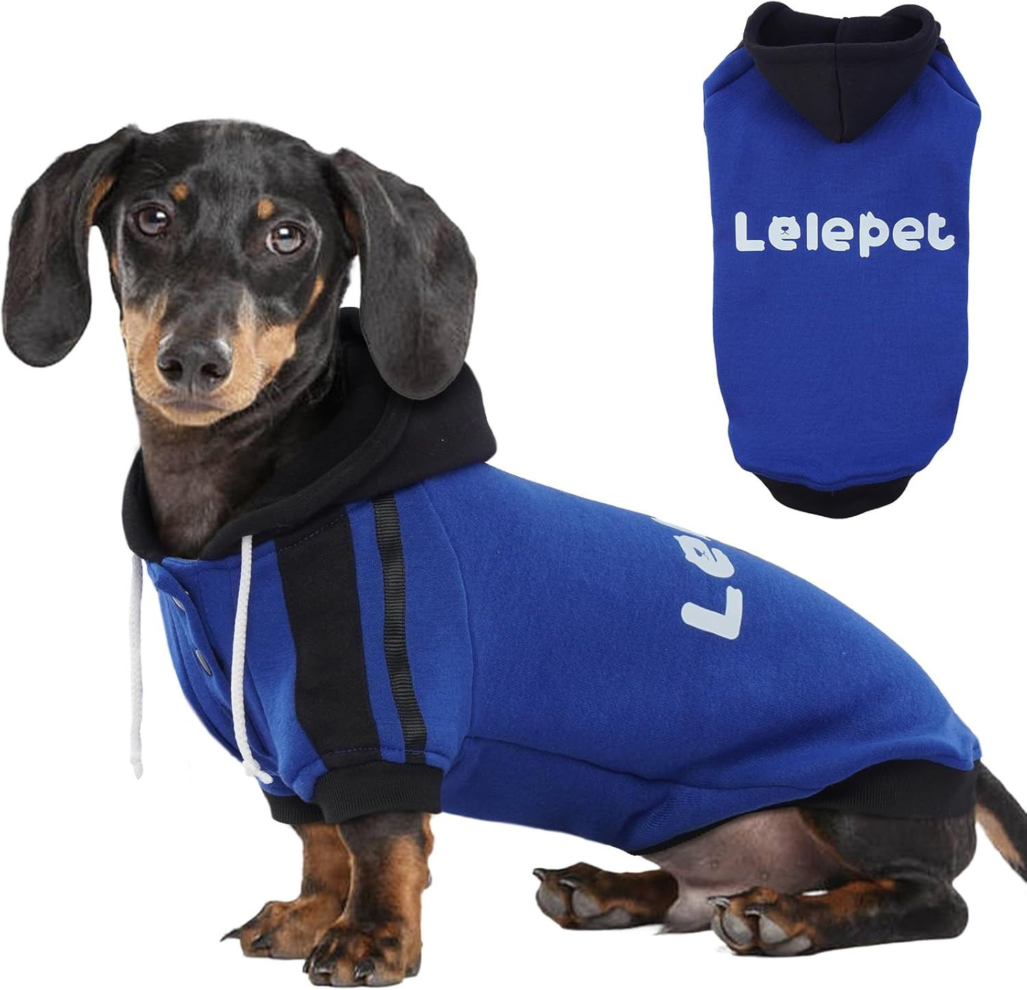 Felpa con Cappuccio per Bassotto - Caldo Maglione in Pile per Cani Bassotti