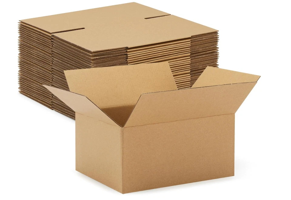 10" x 8" x 6"  Pack of 25 Small Shipping Boxes | Corrugated Cardboard Boxes - Image 2 of 2