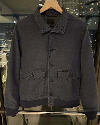 Hysteric Glamour Good For All Night Cotton Jacket Size S Navy Men’s Authentic - product listing photo