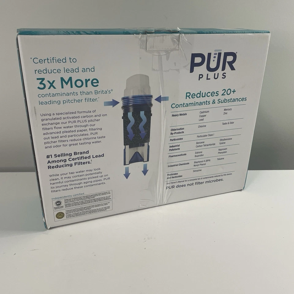 Set of 5 PUR Plus Pitcher Replacement Filters WQA Lead Reduction PPF951K NIB - Image 4 of 4
