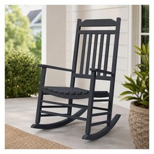 Kozyard Wooden Rocking Chair, Solid Wood Outdoor Rocker Chair