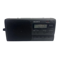 Sony ICF-M750L 3 Band PLL Radio FM/AM Portable Clock – Works – Read