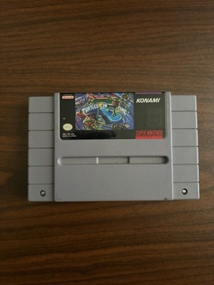 Turtles in Time TMNT IV Super Nintendo SNES Authentic Cartridge
