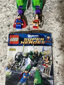 LEGO #6862, DC UNIVERSE SUPER HEROES, SUPERMAN VS. POWER ARMOR LEX, ASSEMBLED!NB