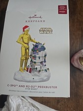 Hallmark Keepsake Star Wars C-3PO and R2-D2 Peekbuster Sound Toy