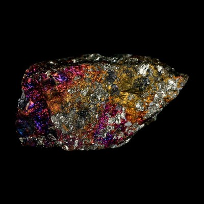 2.7'' Chalcopyrite Bornite Brilliant Multicolored Peacock Ore Chihuahua Mexico