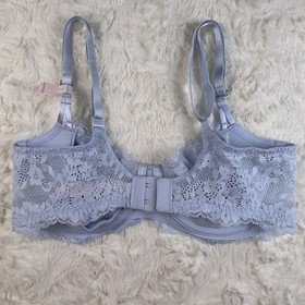 Victoria&rsquo;s Secret Dream Angels Wicked Unlined Lace Balconette Bra Blue Topaz34DD