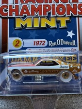 Chase Racing Champions Mint ‘72 Plymouth Cuda Funny Car Ron Odonnel gold strike