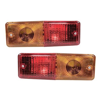 Rückleuchten Set 3 Funktionen Anhänger 12-24V Rücklicht Bremslicht Blinker E20