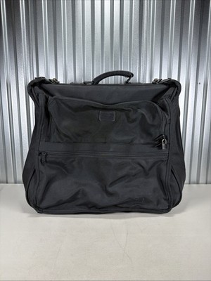 Tumi Black Nylon Bi-Fold Travel Garment Hanging Bag Carry On Suitcase