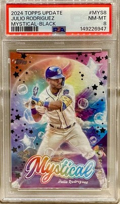 JERSEY NUMBER MATCH! 2024 Topps Update Series Julio Rodriguez Mystical 44/299!