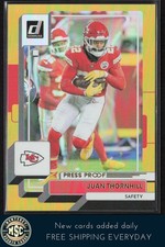 Juan Thornhill 2022 Donruss Premium Press Proof Gold #279 Kansas City Chiefs