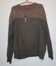 VTG Shenandoah Mens L Sweater Green Golfing Golf Cotton Grandpacore Athleisure