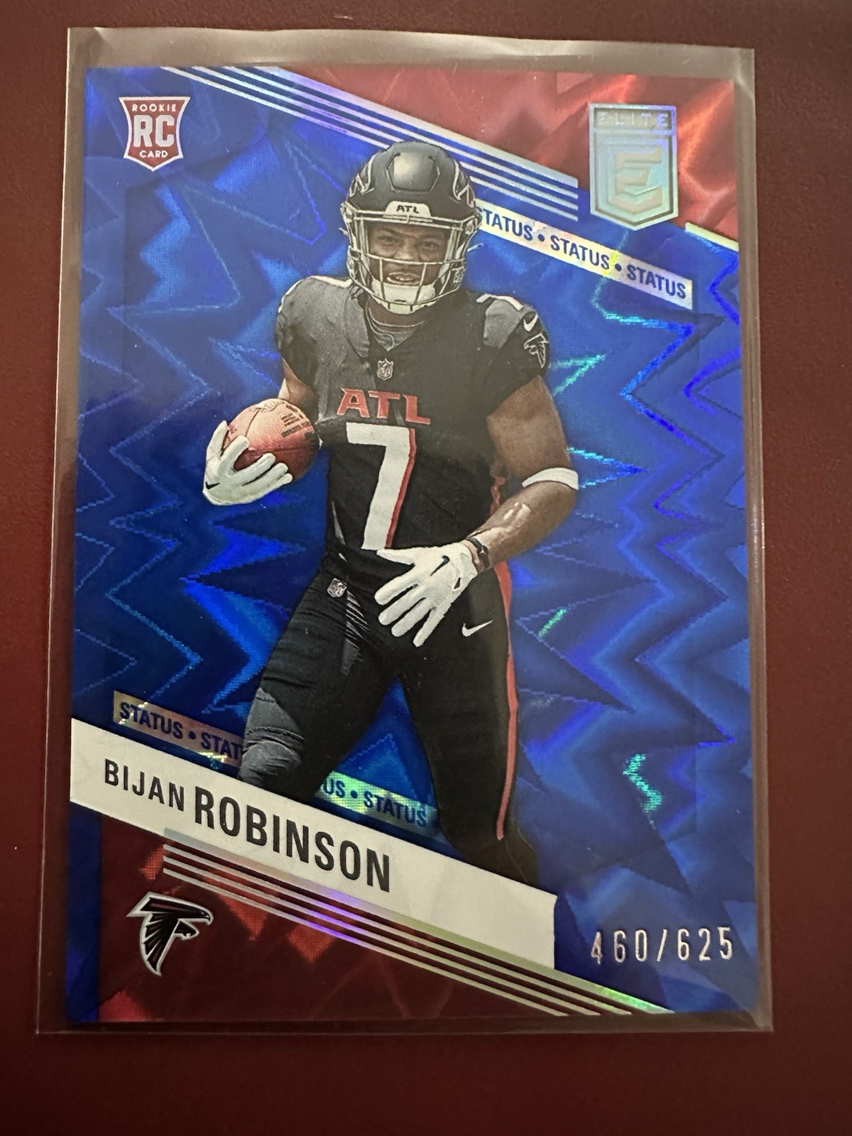 Bijan Robinson 2023 Donruss Elite Status Explosion xxx/625 Rookie #104 Mint