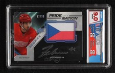 2019 SPx UD Black Pride of a Nation 3/99 Filip Zadina HGA 9 MINT Patch Auto kn8