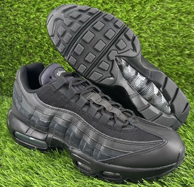 Mens Size 9 Nike Air Max 95 Essential Triple Black Shoes CI3705-001