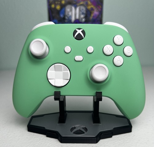 Soft Touch Mint Green - White Accents - Custom Wireless Controller 4 Xbox Or PC - Picture 1 of 5