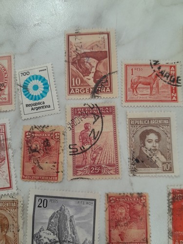 46 Old Argentina Stamps Used Un Certified Ungraded good Condition - Picture 12 of 18