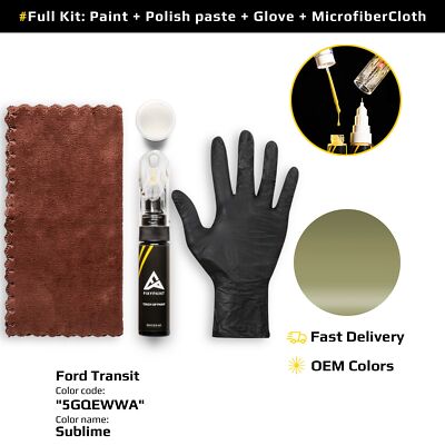 Touch up Paint for Ford Transit Code: 5GQEWWA Sublime Professional Repair