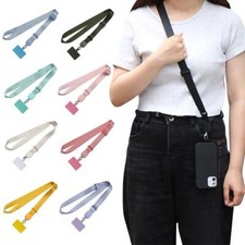 Universal Crossbody Nylon Patch Phone Lanyard Mobile Phone Strap Lanyard Unisex 