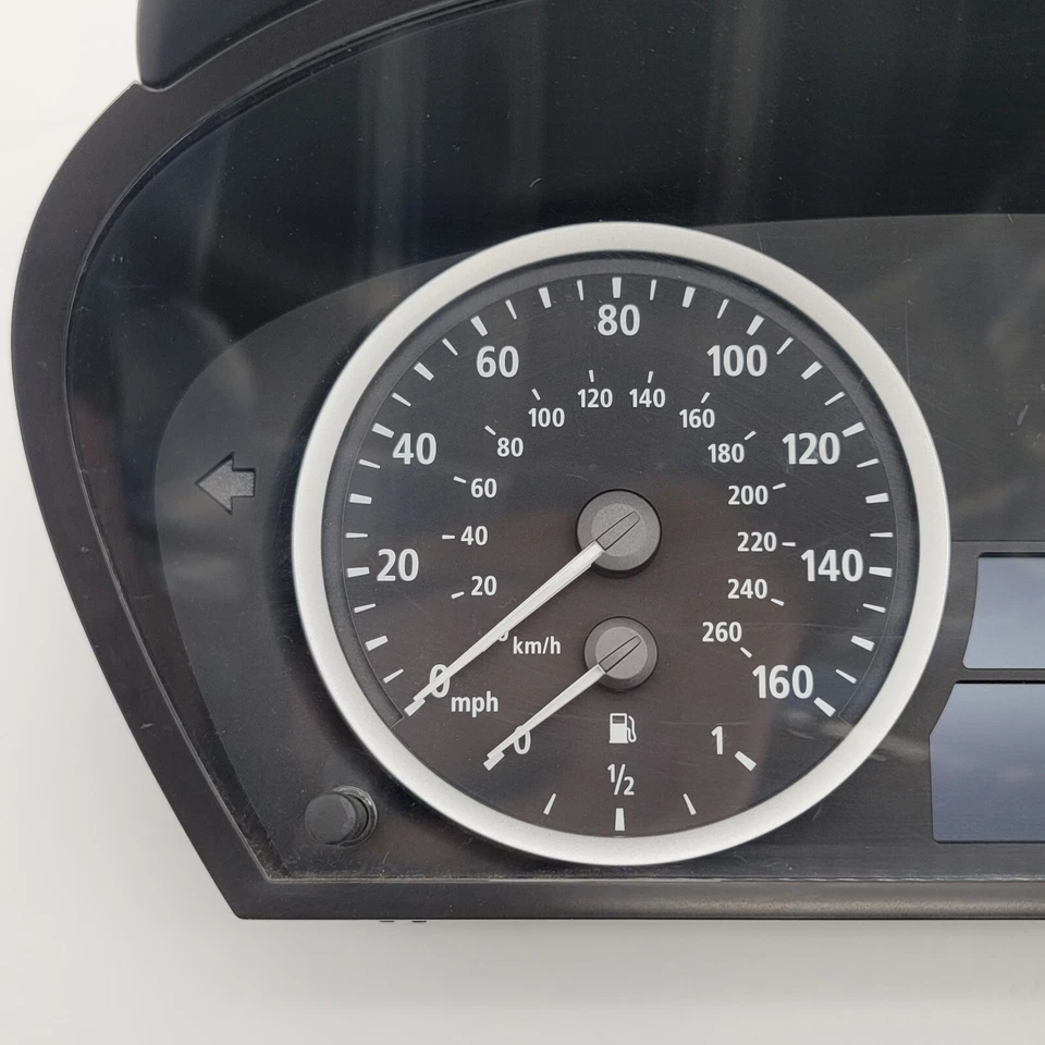 Cuadro de instrumentos velocímetro BMW 550I 2007 9135247 millas desconocidas OEM Foto 2 de 4