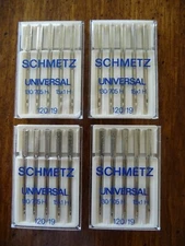 Heavy Duty Schmetz Universal Sewing Machine Needles 4 pkgs of 5 size #120/19 NEW