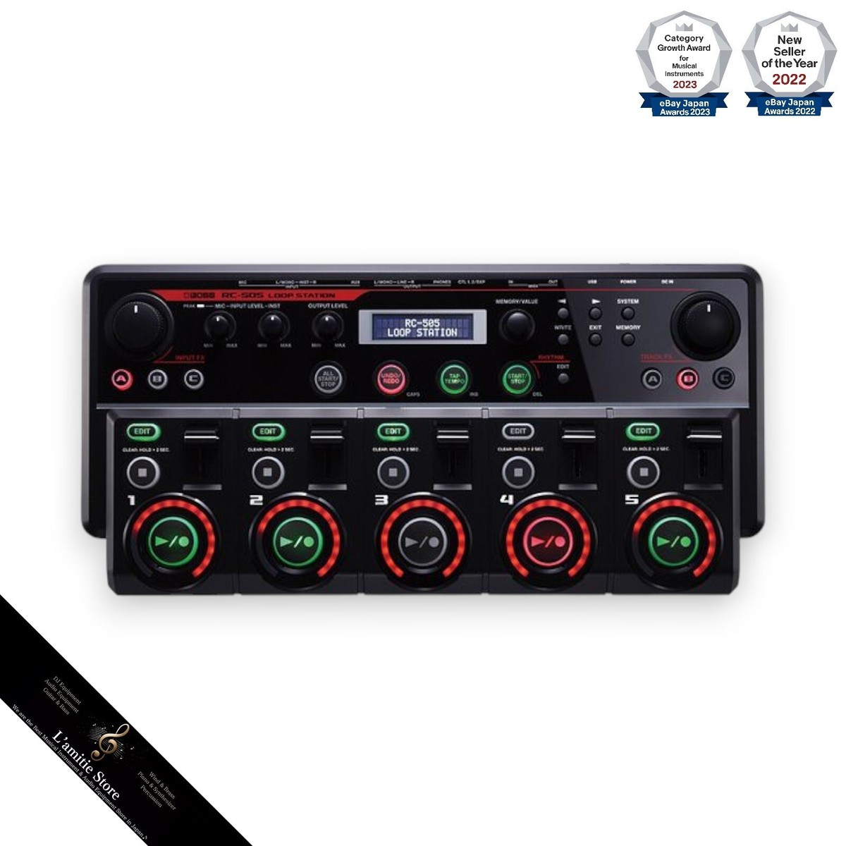美品‼️動作品❗️BOSS RC-3 Loop Station アダプター付き❗️ BOSS RC-3 Loop Station｜ミュージックランドKEY