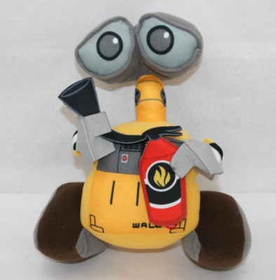 Disney Parks Pixar Wall-E Stuffed Plush Robot Toy With Fire Extinguisher