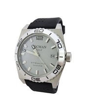 LOCMAN OROLOGIO UOMO STEALTH MARE ACCIAIO TITANIO GRIGIO CINTURINO SILICONE NERO