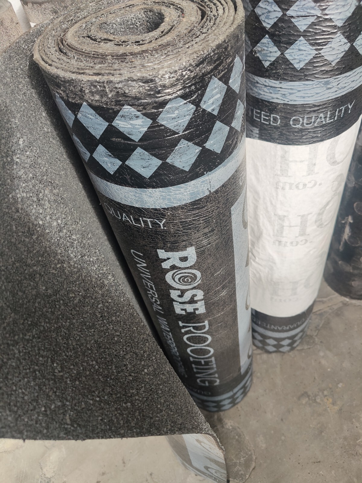 Roof Felt Very Heavy Duty Black Mineral Cap Sheet Rose Roofing 1 2 3 4