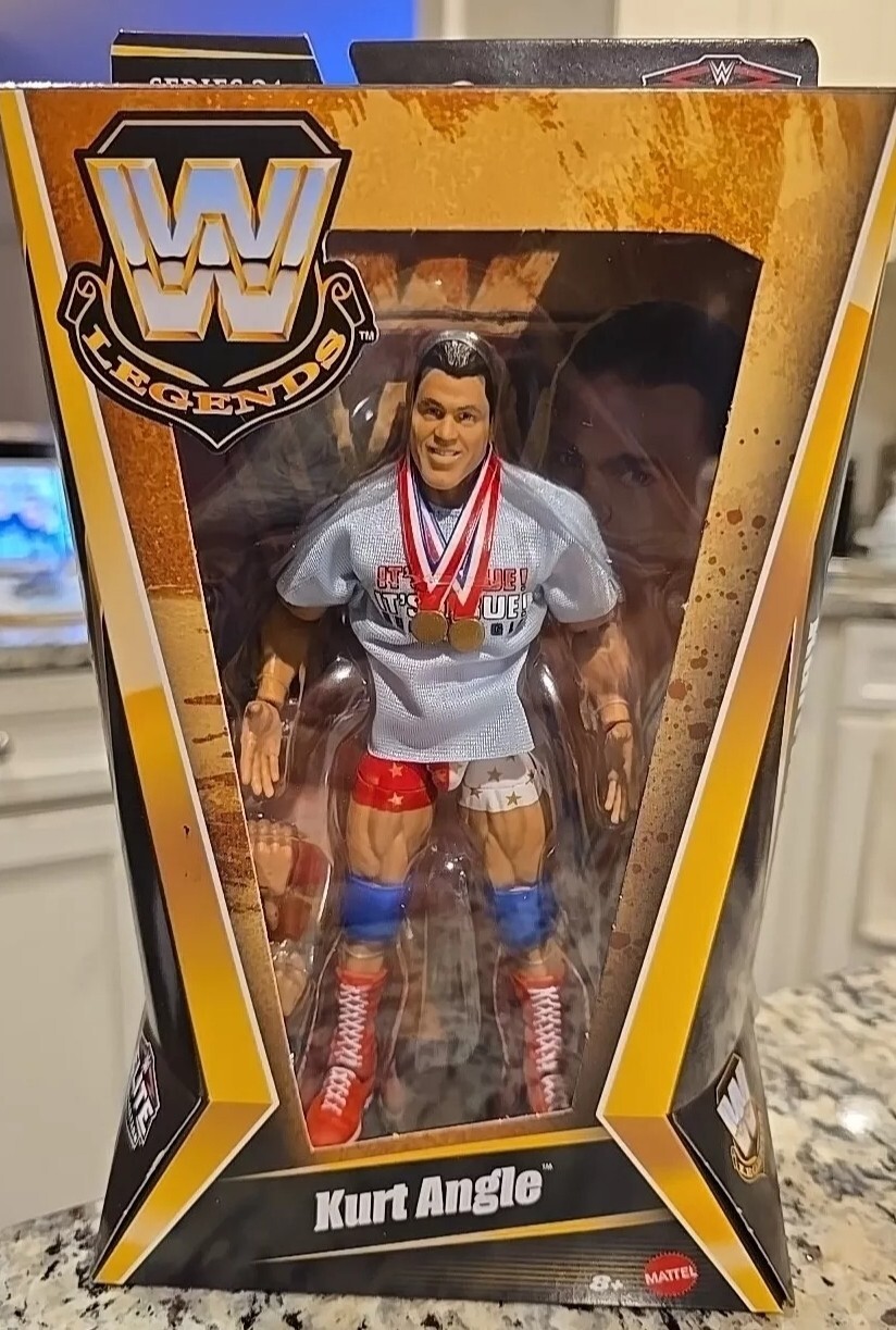WWE Kurt Angle Elite Legends Series 24 Target Exclusive Figure IN HAND