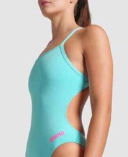 Image of Arena Women's Team Challenge Solid Swimsuit Swimming Costume Swimwear BNWT