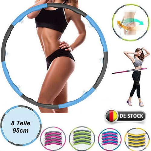 Hula Hoop Reifen 8 Segmente Abnehmbarer Hoola Hoops Fitness Sport Bauchtrainer-e