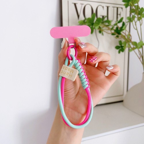 Woven Colored Safety Phone Lanyard Colorful Phone Wrist Strap Mobile Phone - 第 19/22 張圖片
