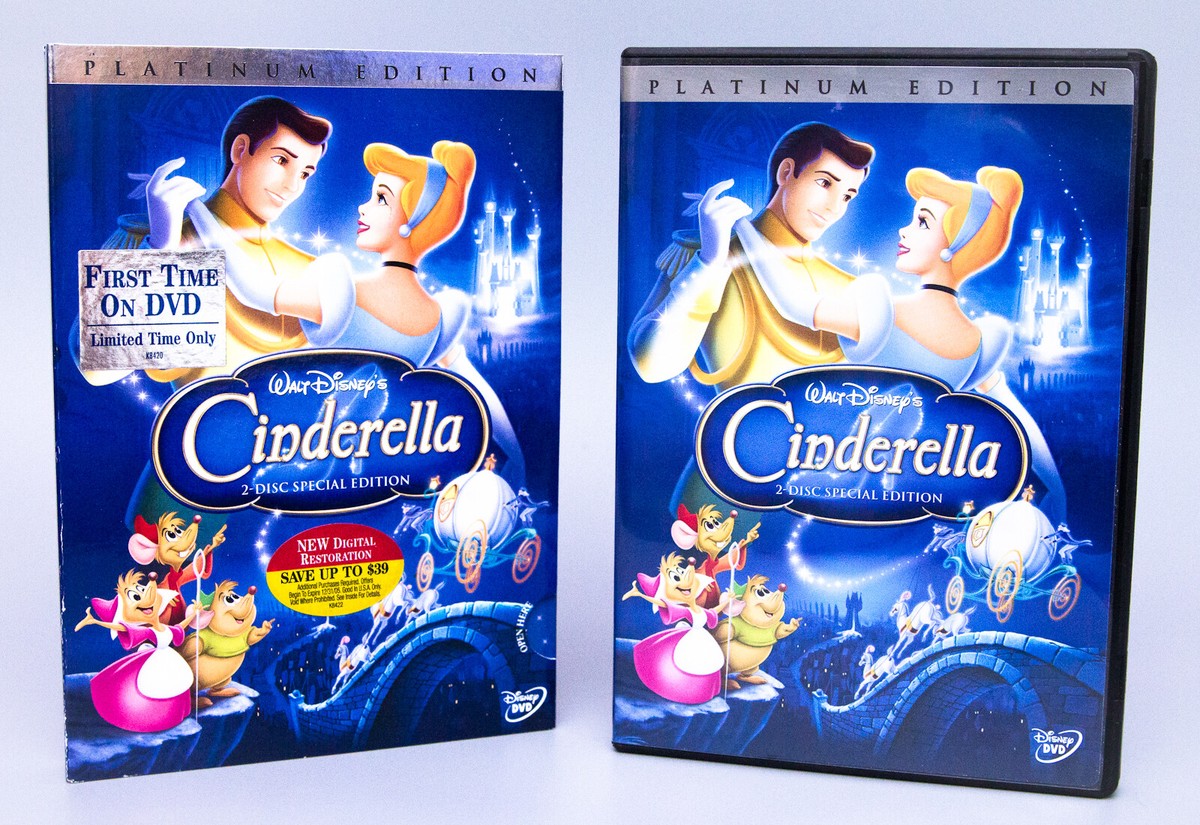 Disney Platinum Edition DVD Lot | Cinderella / Little
