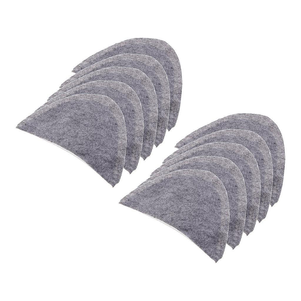 5 Pairs Cotton Shoulder Pads SewIn Padding Garment Accessories for