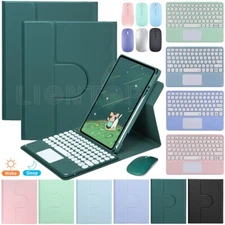Touchpad Keyboard w/Mouse 360° Rotating Case For iPad 7/8/9/10th Gen Air 3 4 5th