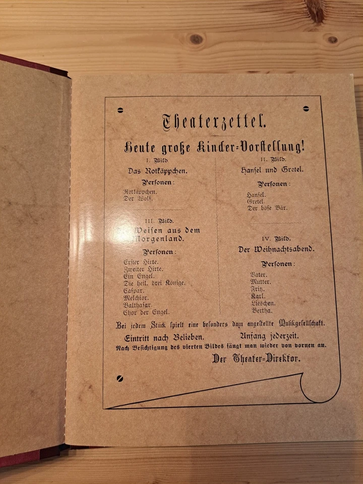 Faksimile-Edition Popup HC ÜF  Leder THEATER-BILDERBUCH  Schreiber 1995 Z 0/1 - Bild 3 von 4