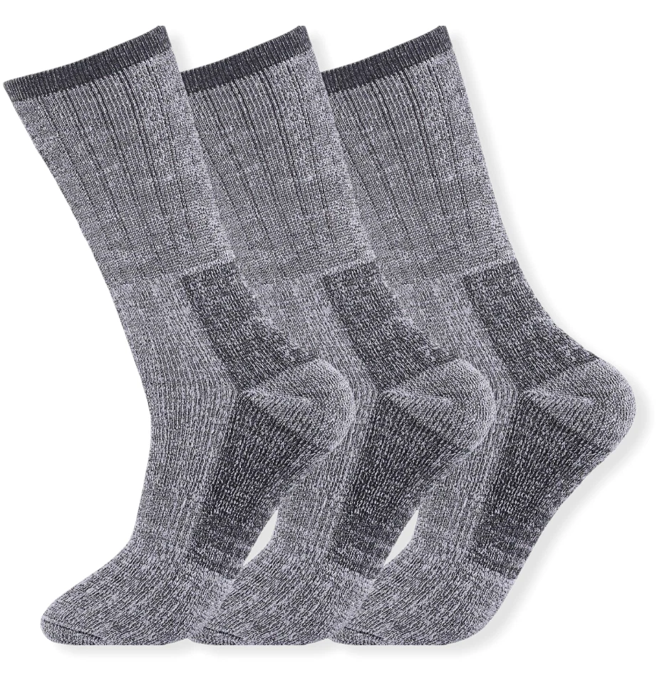 ITRAT 1/3/6/12 Pairs Mens Lambs Wool Socks Merino Winter Warm Hiking Work lot UK 6-11