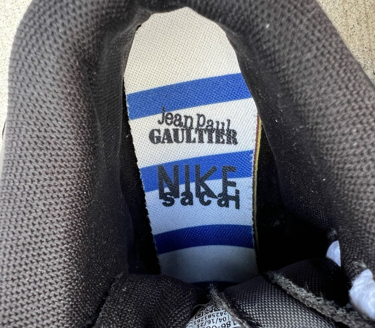 Nike x Sacai x Jean Paul Gaultier VaporWaffle Mix Black Nike x Sacai x Jean Paul Gaultier VaporWaffle Mix Black