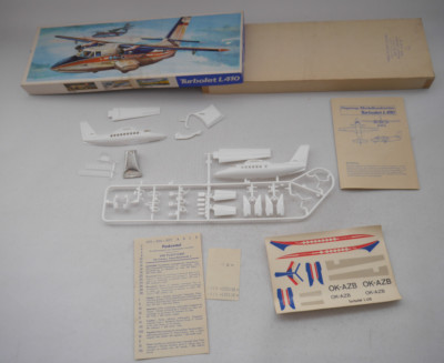 Maquette Avion VEB Plasticart Let L-410 Turbolet – Échelle 1/100 – Neuf